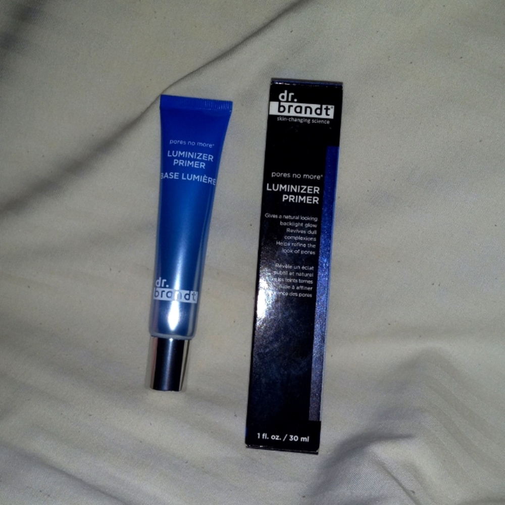 Dr. Brandt Pores No More Luminizer Primer Base Lumiere 1 oz 30 ml